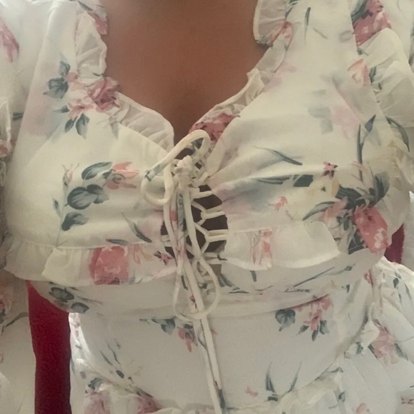 Floral dress (corset sold separately) corset has been sold - Picture 2 of 4